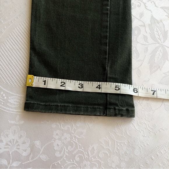 H&M Super Skinny Fit Olive Green Jeans Denim Pants Women’s Size 32 Stretchy - Picture 12 of 16